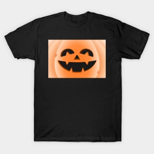 Halloween pumpkin cuqui in the foreground T-Shirt